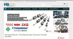 Desktop Screenshot of hbindustrialservices.co.uk
